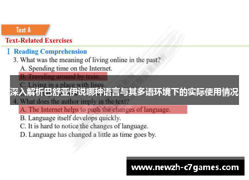 深入解析巴舒亚伊说哪种语言与其多语环境下的实际使用情况 深入解析巴舒亚伊说哪种语言与其多语环境下的实际使用情况